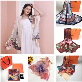 絲巾禮品定制——真絲圍巾，真絲絲巾，圍巾品牌，奢侈品圍巾