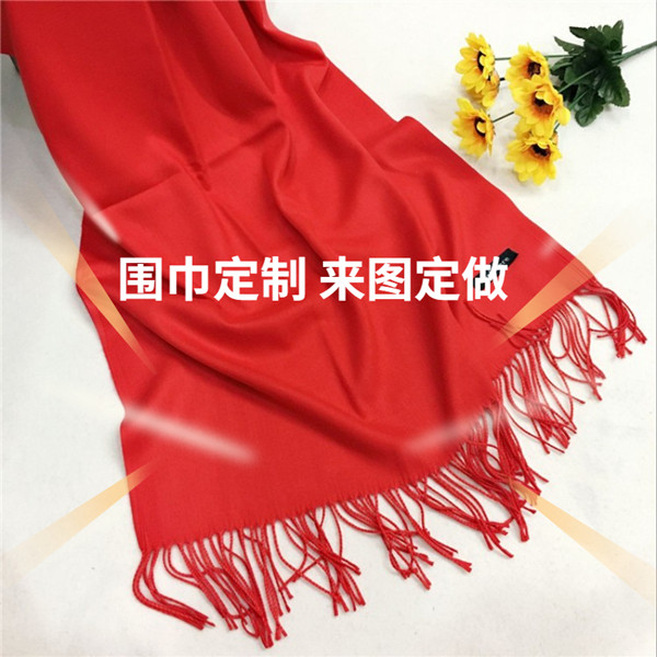 過年單位福利紅圍巾——羊絨圍巾、羊毛圍巾、圍巾定制